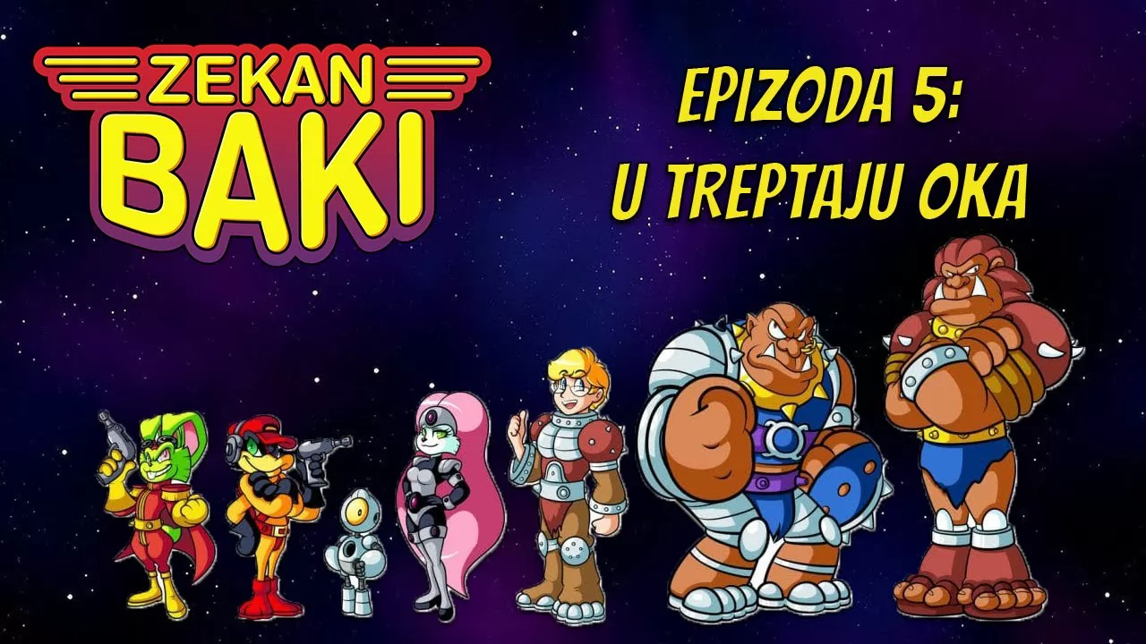 Zekan Baki u ratu sa žabama - U treptaju oka